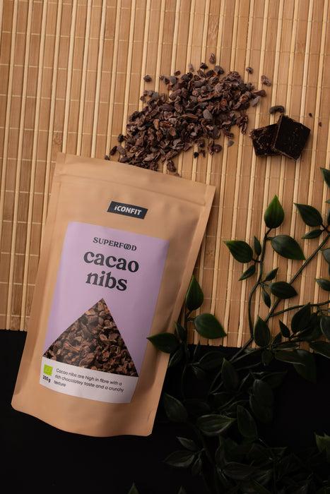 ICONFIT Nibs de Cacao Organică Crudă (200g)