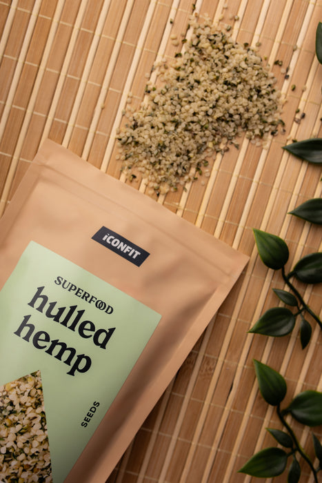 ICONFIT Semințe de Cânepă Decorticate Organice (200 g)