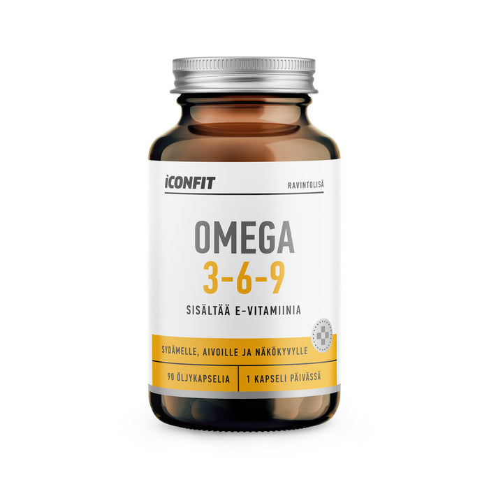 ICONFIT Omega 3-6-9 (90 minkštų kapsulių)