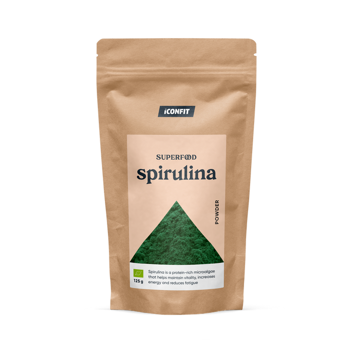ICONFIT Økologisk Spirulinapulver (125 g)