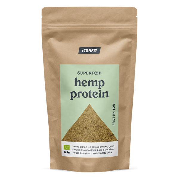 ICONFIT Superfoods Proteina Organică de Cânepă 50% 200g